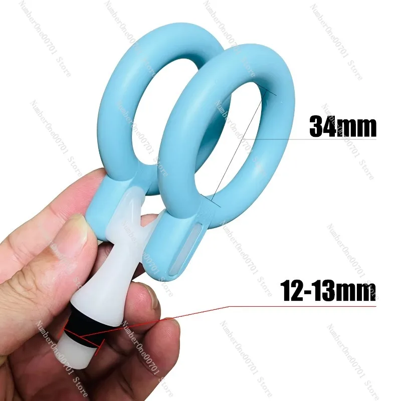 Fascia gun modification head soft silicone ring  replacement adapter elbow
