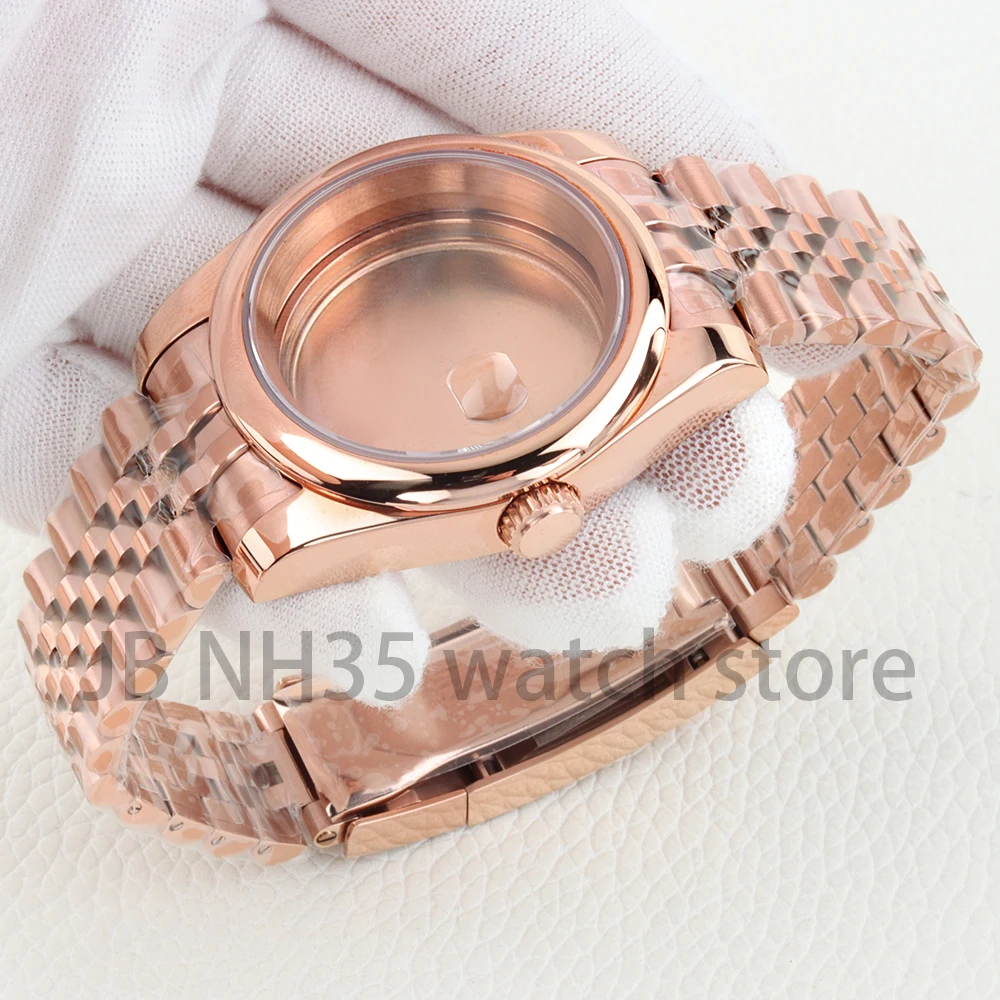 Rose Gold Pvd 36mm/39mm NH35 H - Solid Stainless Steel Watch Bracelet Jubilee recensie en prijs