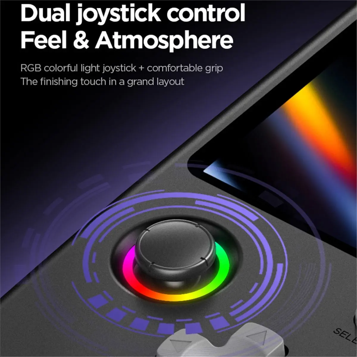 【BUY NOW】H5 Handheld Retro Game Console 128GB 5inch Screen Dual RGB Joystick Portable Video Game Console Supports 34 Emulators A