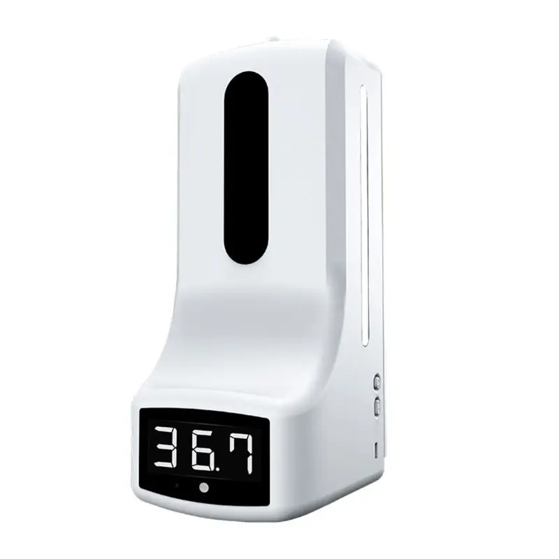 ipiip 2 in 1 Automatic Hand Soap Dispenser & Thermometer for for Supermarket