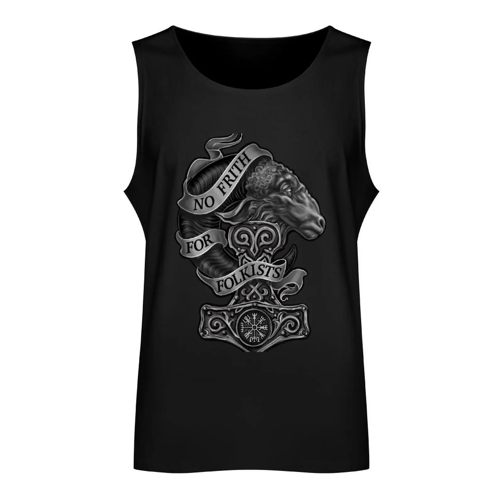 No Frith Tank Top sports clothes for men Male vest T-shirt male