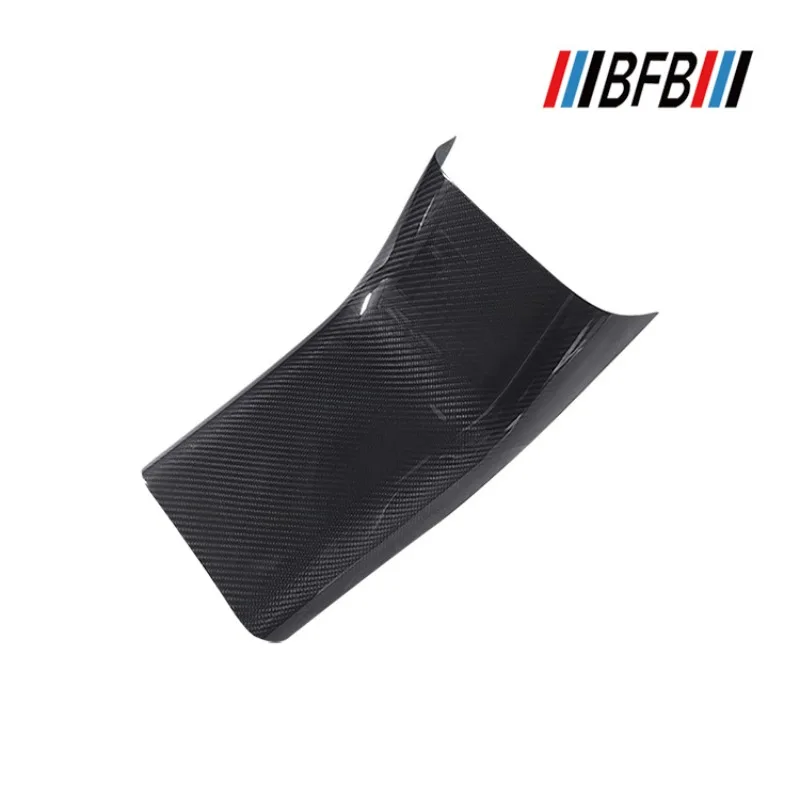 

For Tesla Model Y 3 Real Dry carbon fiber rear air conditioner trend lower trim rear kick guard interior Mouldings Accessories