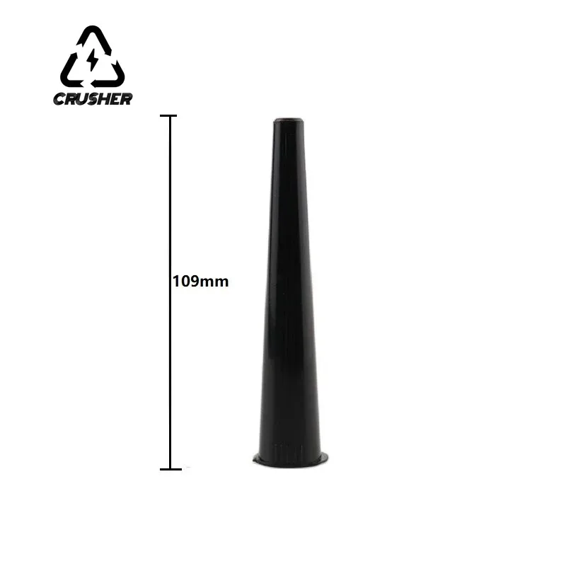 CRUSHER 100Pcs 109mm Roll Paper Storage Tube Waterproof Anti-odor Container Plastic Tobacco Grass Cigarette Container Holder