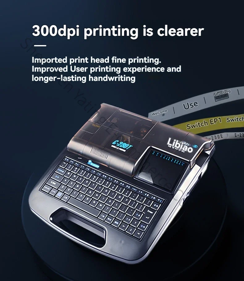 Pipe numbering line label PVC conduit C-280E Bluetooth electronic wire marking machine