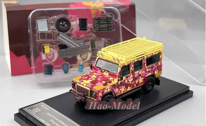 Master 1/64 Voor Land Rover Defender 110 Suv Legering Diecast Model Auto Speelgoed Jongens Verjaardagscadeautjes Hobby Display Simulatie Ornamenten