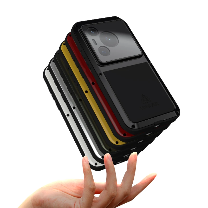 Powerful Armor Metal Aluminum Shockproof Case For Huawei Pura 70 Ultra / Pura 70 Pro Plus Dirt Shock Proof Cases Cover Fundas