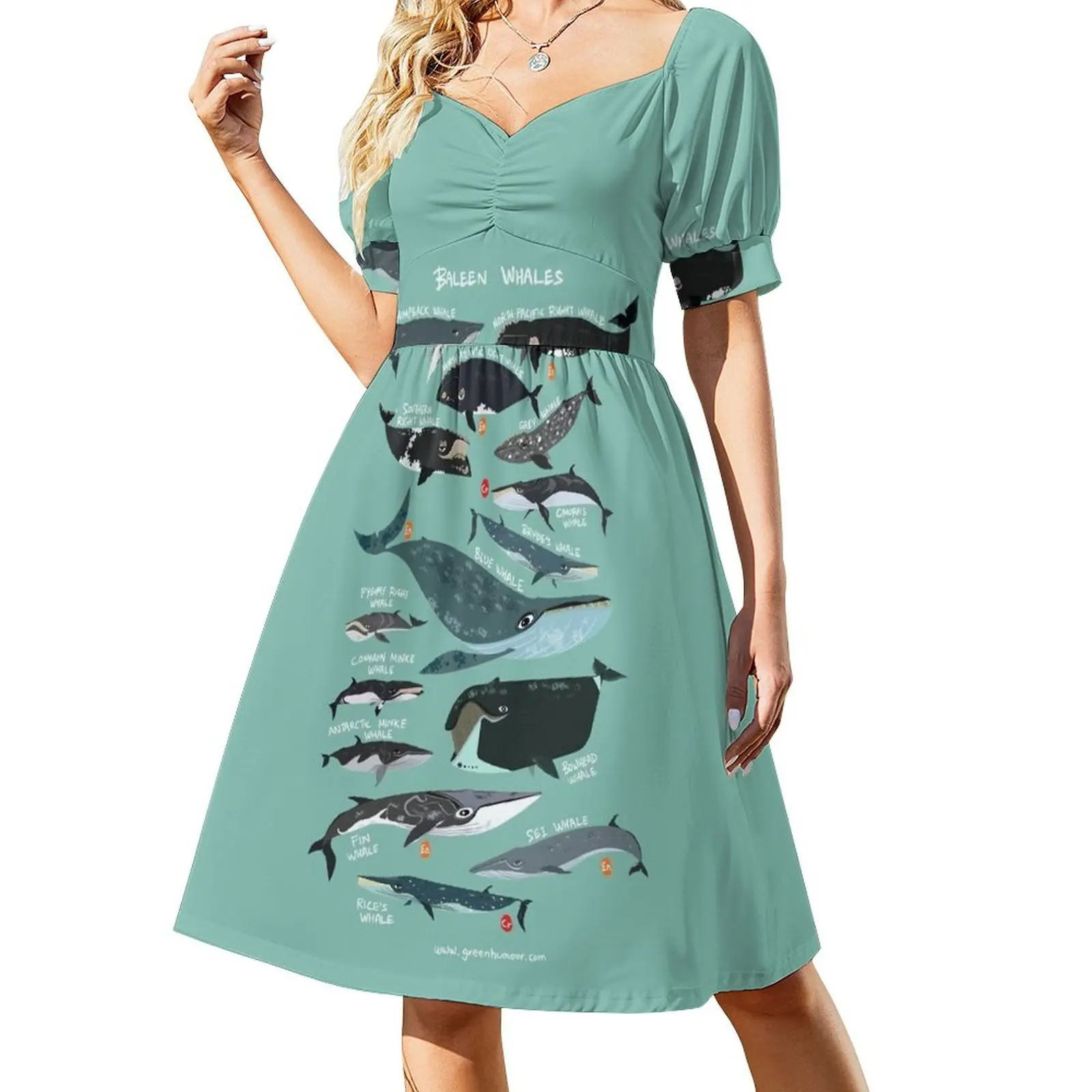 Baleen Whales Sleeveless Dress elegant women's dresses for wedding summer clothes women dress