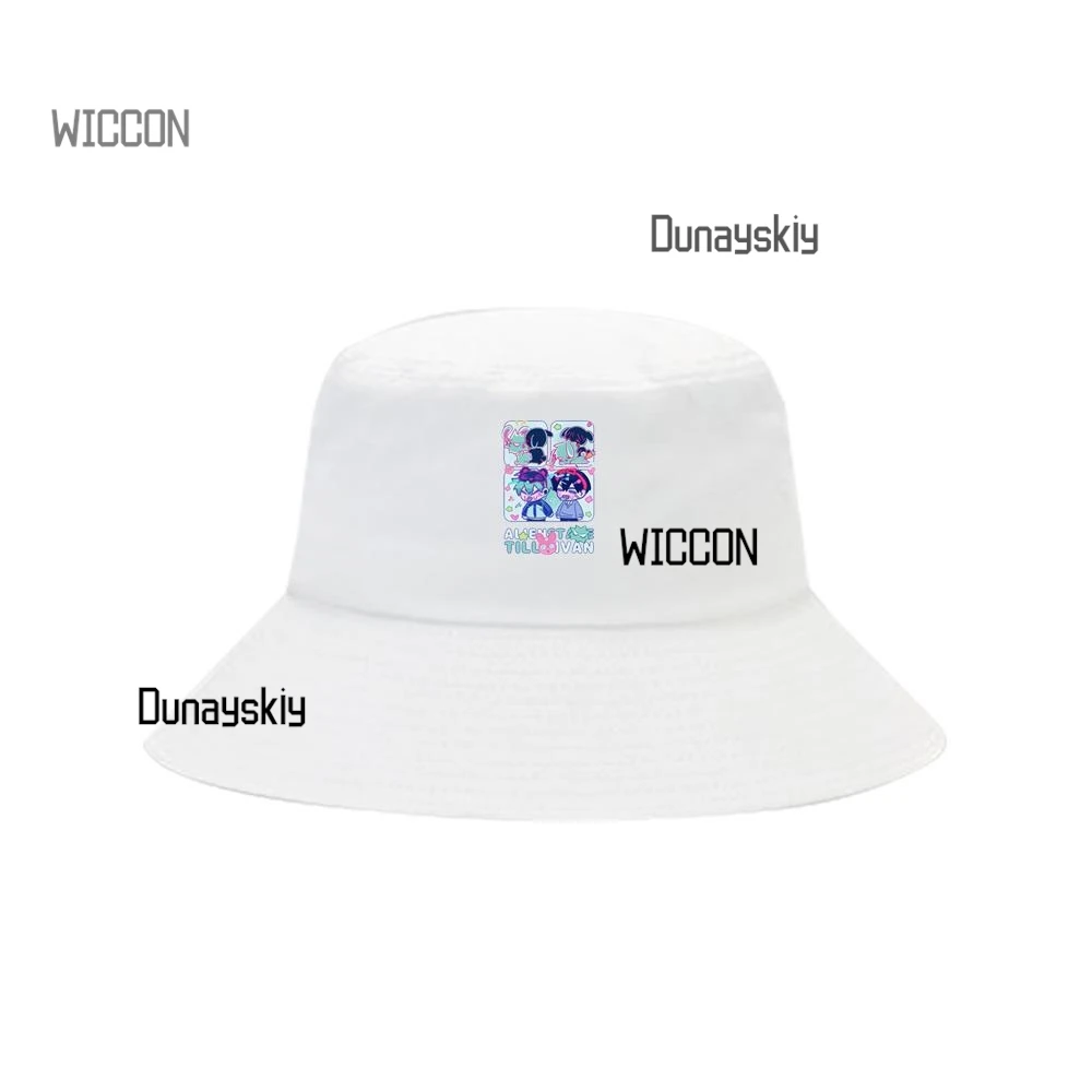 Alien Stage Surrounding Alien   Same Style Printed Fisherman's Hat Cotton Sunshade Hat till Ivan mizi sua luka hyuna  summer