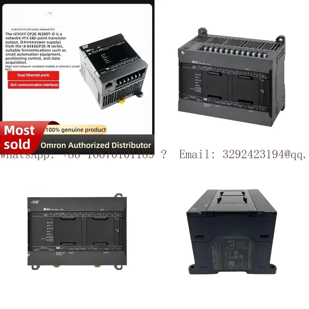 PLC CP2E-N30DT-D Programmable Controller CPU Unit 30 I/O DC24V Transistor Output Ethernet PLC Module
