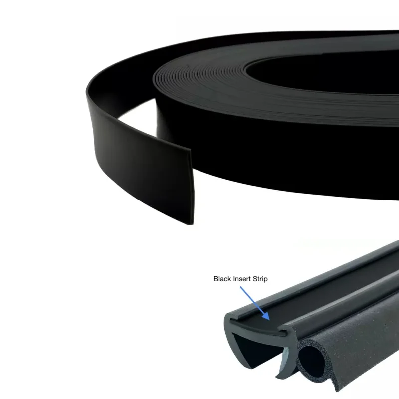 

RV Camper Window Rubber Seal 25mm Black Insert Cover Strip For Caravan & Motorhome Party Accessories Sold By Meter