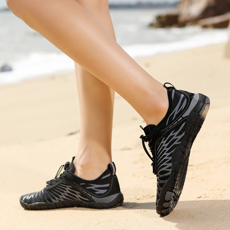 Summer Unisex Swimming Shoes Quick-Drying Non-Slip Water Sports Shoes Five-Finger Wading Shoes Barefoot Upstream Sports Shoes image 4