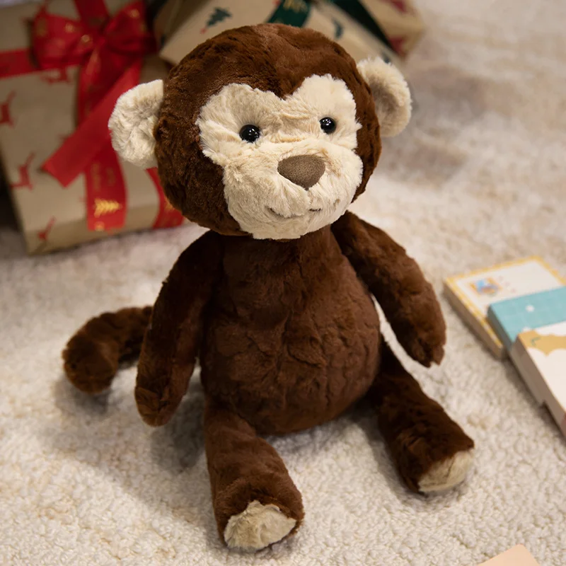 Een stuk 30 cm Pluche Sussen Speelgoed Gevulde Vos Panda Aap Kat Hond Puppy Knuffelige Plushie voor Kinderen Slaap Knuffel pop Speelgoed voor Jongen
