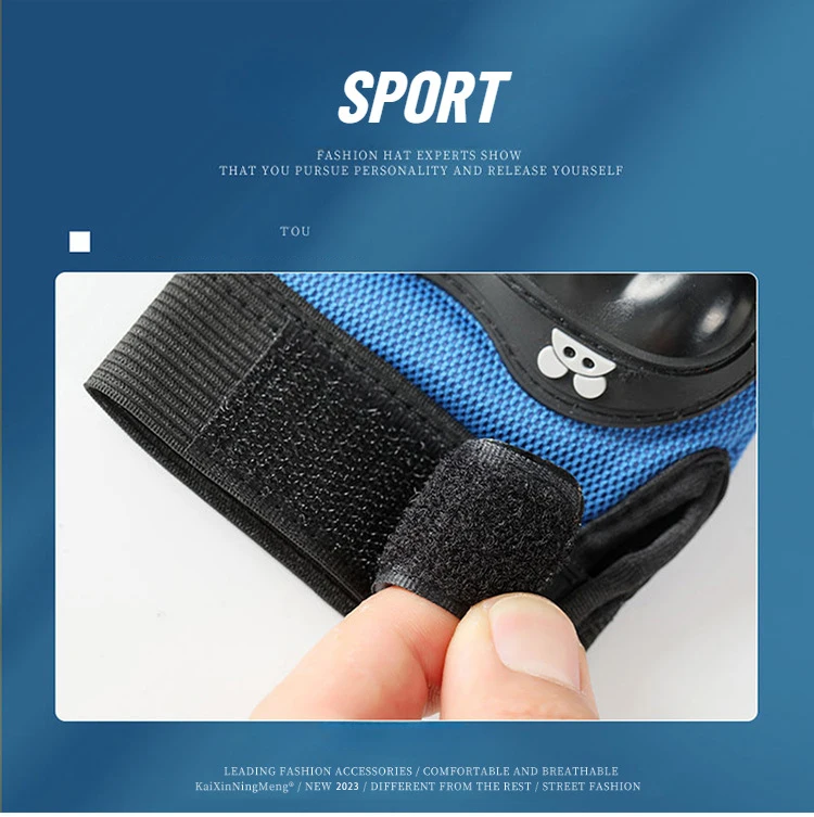 Kinder Radfahren Handschuhe Anti-Slip Schutzhülle Junge Mädchen Wandern Handschuhe Student Camping Training Kinder Mountainbike Handschuhe – Detail 12