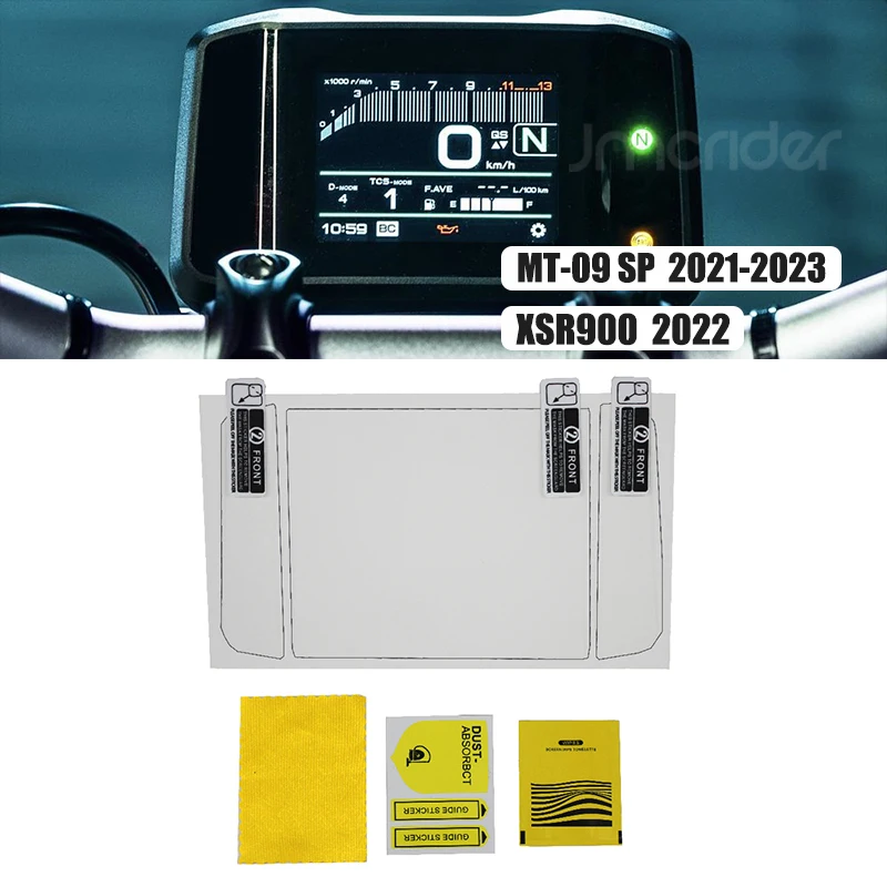 

For Yamaha MT-09 MT09 MT 09 SP 2021-2023 XSR900 2022 Screen Protector sticker Instrument Film Screen Dashboard Protection