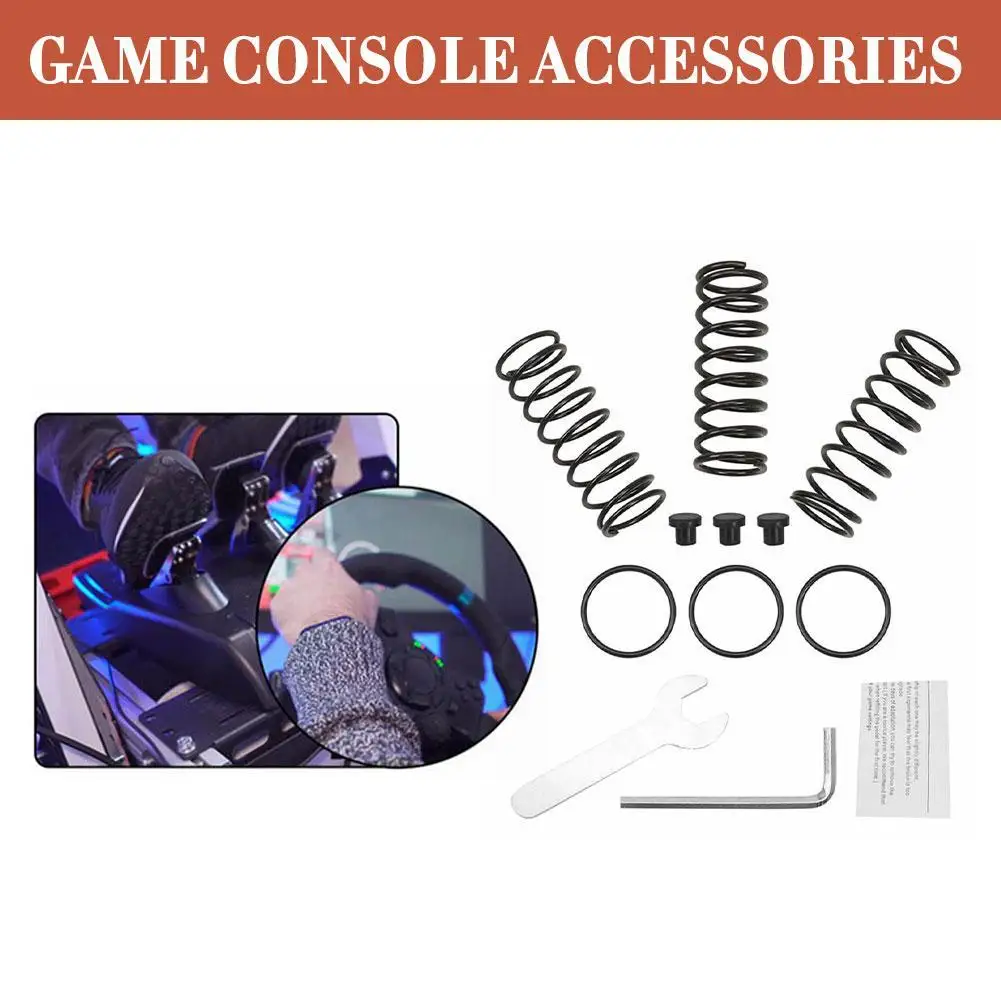 For Logitech G25 / G27 / G29 / G920 / G923 Wheel Car Game Simulator Brake Pedal Accelerator Clutch Pedal Spring Kit view 3
