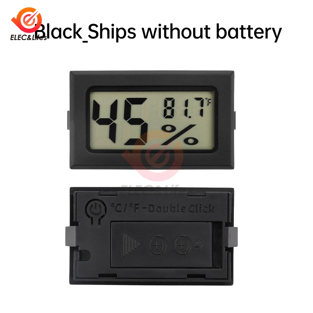 HM20 Mini Digital LCD Indoor conveniente sensore di temperatura misuratore di umidità termometro igrometro Gauge -20 ~ 60 ℃ con batteria