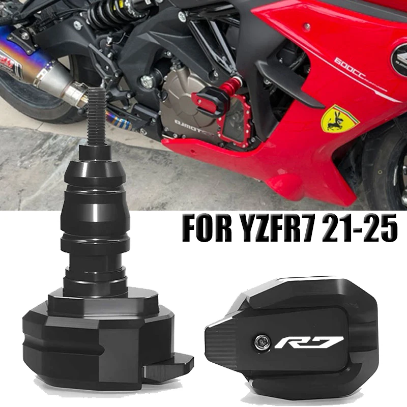 

Для YAMAHA YZFR7 YZF R7 19-25 19 20 21 22 23 24 Аксессуары для мотоциклов Алюминиевая рама с ЧПУ Слайдер Противоударные накладки Защита