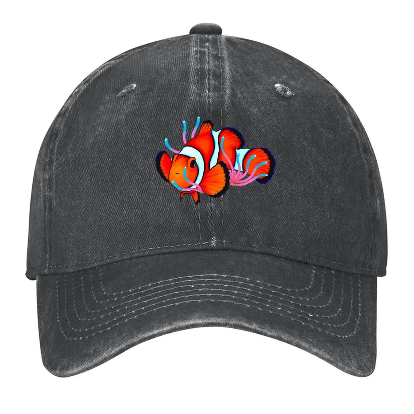 

Clownfish Baseball Cap Fishing cap custom caps custom Hat Beach Bag Golf Wear Men Women's