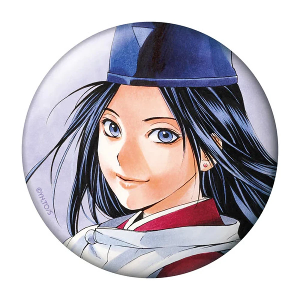 58mm Anime Hikaru no go Akira Sai Cosplay COSTUME Badge Pin SPTE Tinplate Brooch﻿ Prop
