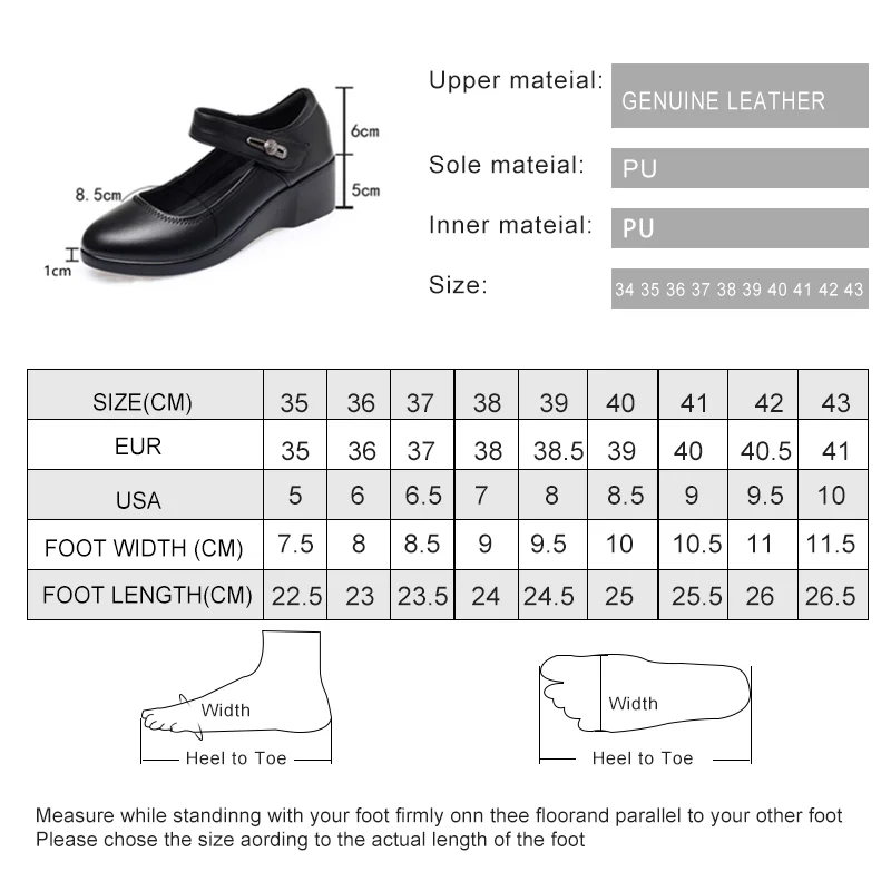 AIYUQI Women Spring Shoes Genuine Leather Large Size 41 42 Casual Wedge Women Shoes Shallow Mouth Rhinestone Shoes Ladies