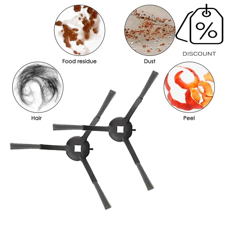 6 Pcs Side Brush For Dreame Mova M1 / Trouver M1 Cleaner Parts Replacement-Y48A