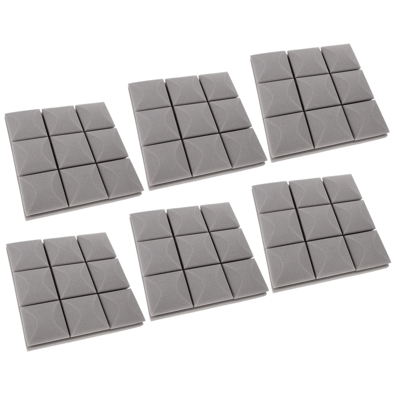 

6Pcs Acoustic Absorption Panels Soundproofing Noise Reduction Boards for Recording Studio Podcasting Sound