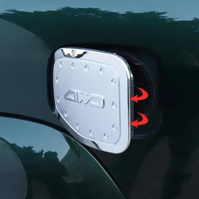 For Toyota Land Cruiser 120 Prado FJ120 2003 2004 2005 2006 2007 2008 2009 Chrome Fuel Tank Cover Car-styling Tuning Accessory