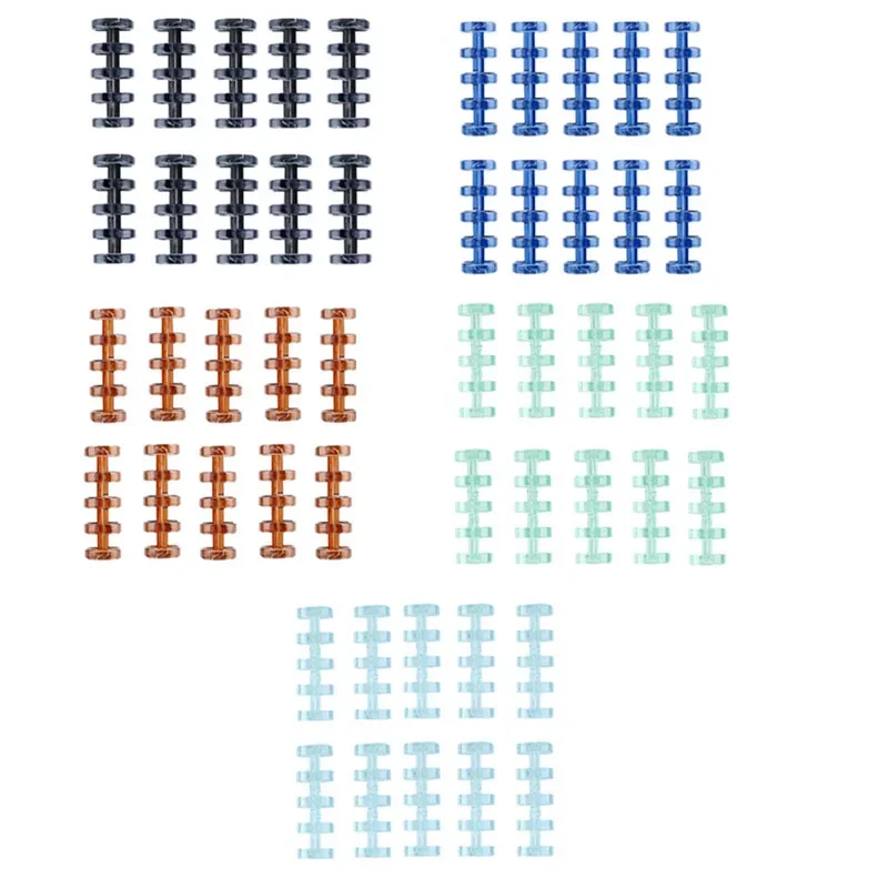 10/50Pcs Snap Split Binder Rings for Stationery