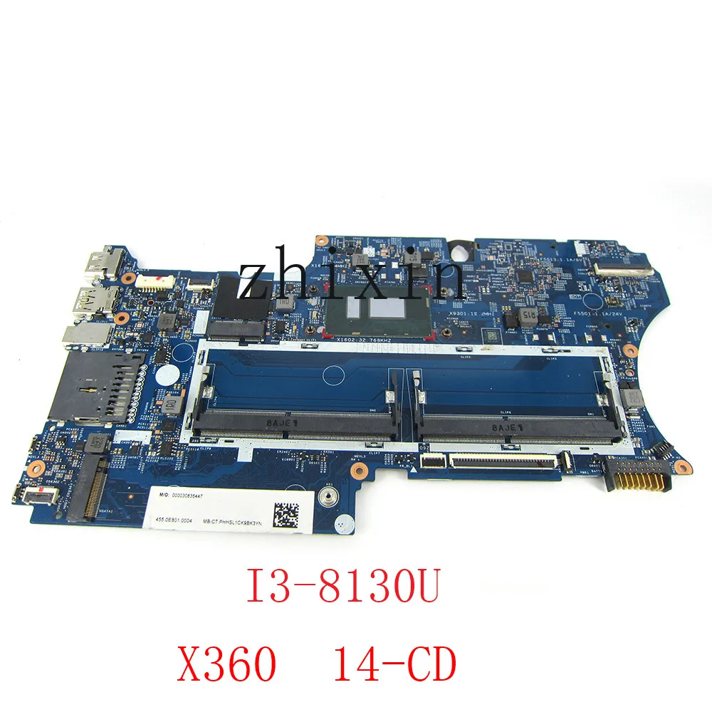 

yourui For HP X360 14-CD0007CA 14-CD laptop Motherboard I3-8130U CPU L18175-601 17879-1B 448.0E808.001B 448.0E809.001B