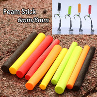 6mm/8mm Fishing Carp Accessories Floating Fishing Bait Boilie Pop Up Hair Rig Foam Stick For Fish Hook Lure Feeder Carp Tackle