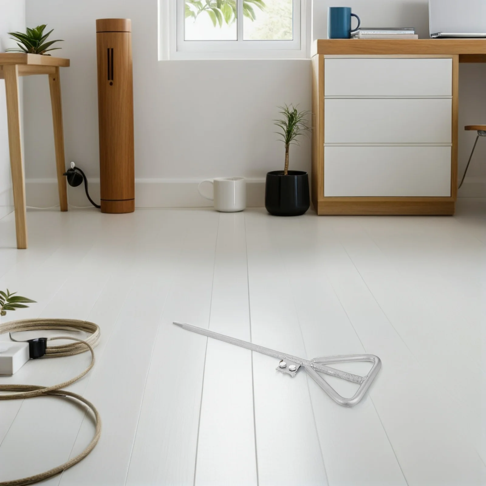 2pcs Galvanized Grounding Rod Heavy Duty Outdoor Electrical System For Electric Fence Antenna Generator Earthing Iron Post