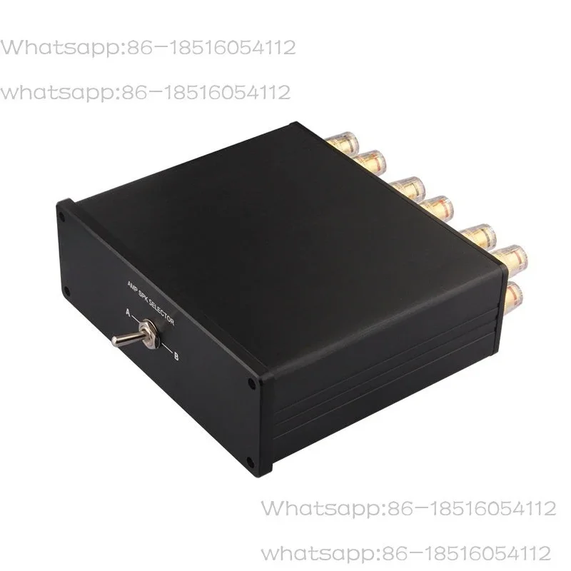 HIFI audio switcher 2 choose 1, suitable for two power amplifiers and one speaker or one power amplifier and two speakers