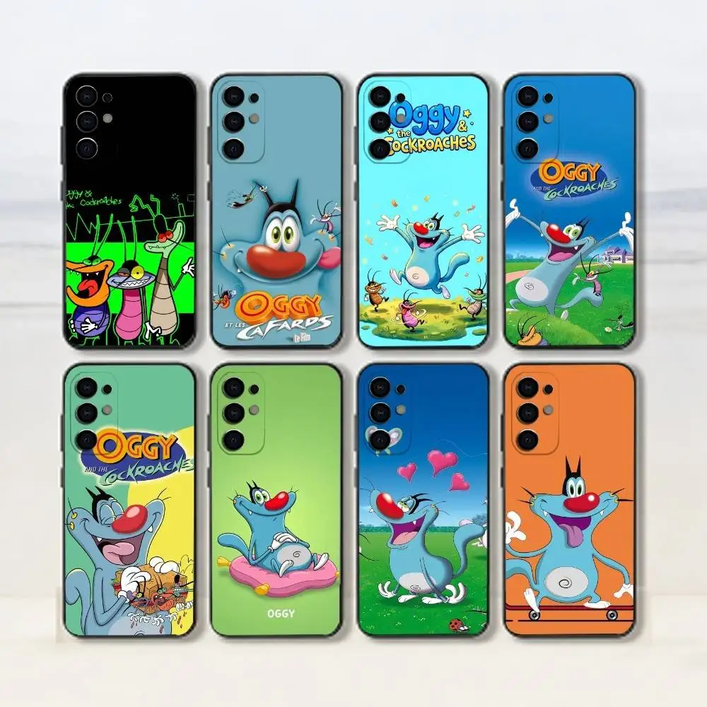 Cat Oggy and the Cockroaches-s  Phone Case For Samsung S26,S25,S24,S23,S22,S21,S30,Ultra,Plus,Fe,Lite,Note,10,Black Cover
