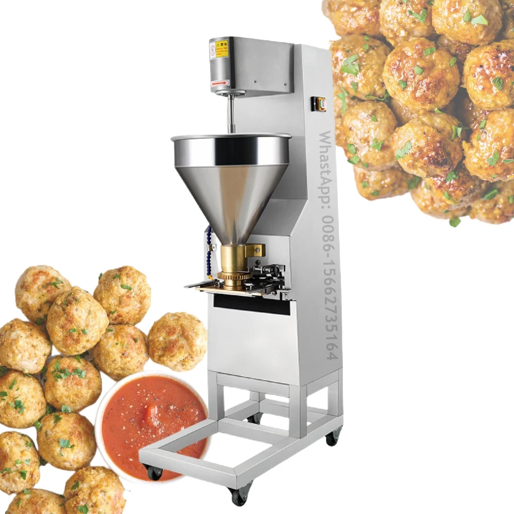 

Промышленная вертикальная регулируемая скорость рыбных шариков, говядины, рыбы, фрикаделек, машина для изготовления фрикаделек фалафеля, машина для формования форм