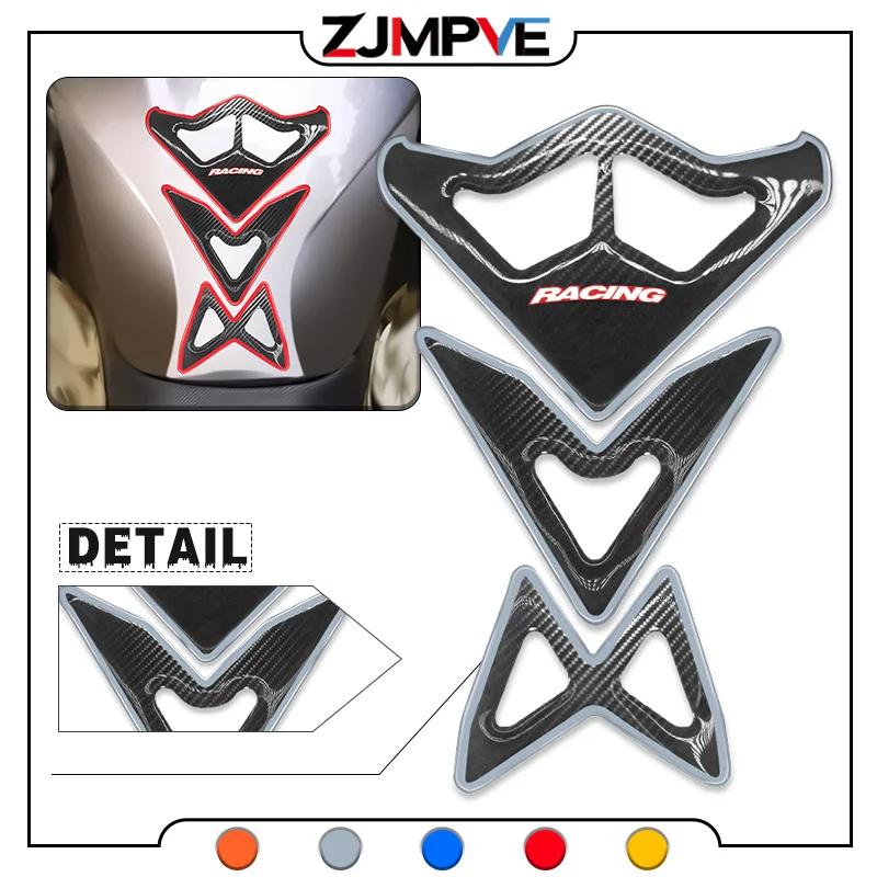 Motorcycle Stickers 3D Gel Oil Tank Pad Protection Sticker Fuel Tank Decals For Honda CB400 CB1100 CB1300 CB400X CB500X CB500F