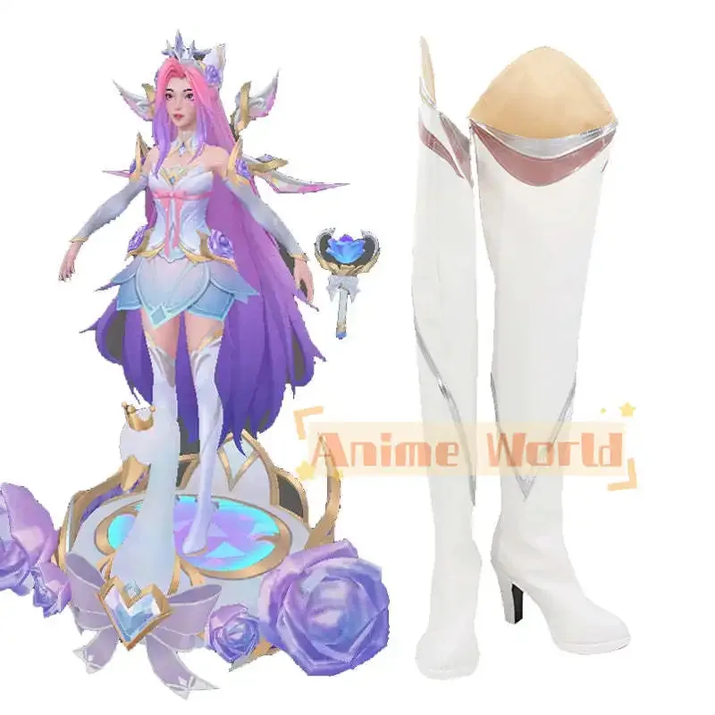 

Игра Кристалл Роза Серафина Обувь Косплей Сапоги Хэллоуин Карнавальные Сапоги На Заказ