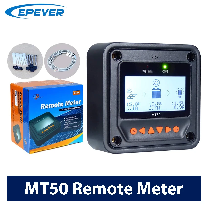 Solar Controller Remote Meter MT-50 for TRACER BN Series MPPT Tracer 2215BN 3215BN 4215BN itracer6415ND VS3024BN EPsolar MT50