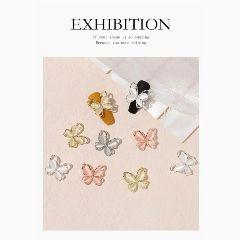 1/2/3PCS Nail Accessories Eye-catching Hollow Design Elegant Hollow Butterfly Design Hollow Design Must-have Fire