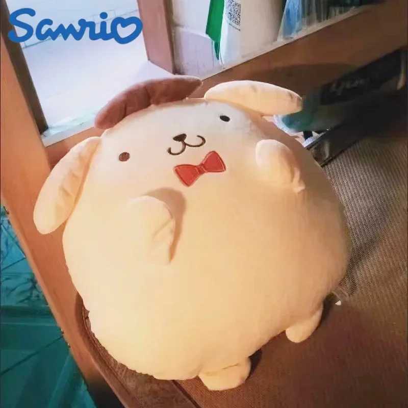 Sanrio Pom Purin Plush Toys Dolls Soft Stuffed Plushie Cushion Pillow Cartoon Kawaii Pom Purin Toys Room Decoration Kids Gift