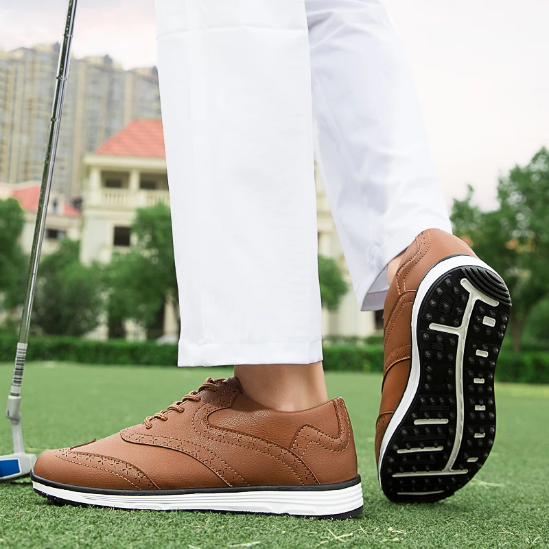 

Men Golf Shoes Comfortable Male Cushioning Footwears for Cushioning Walking Golfers Sneakers
