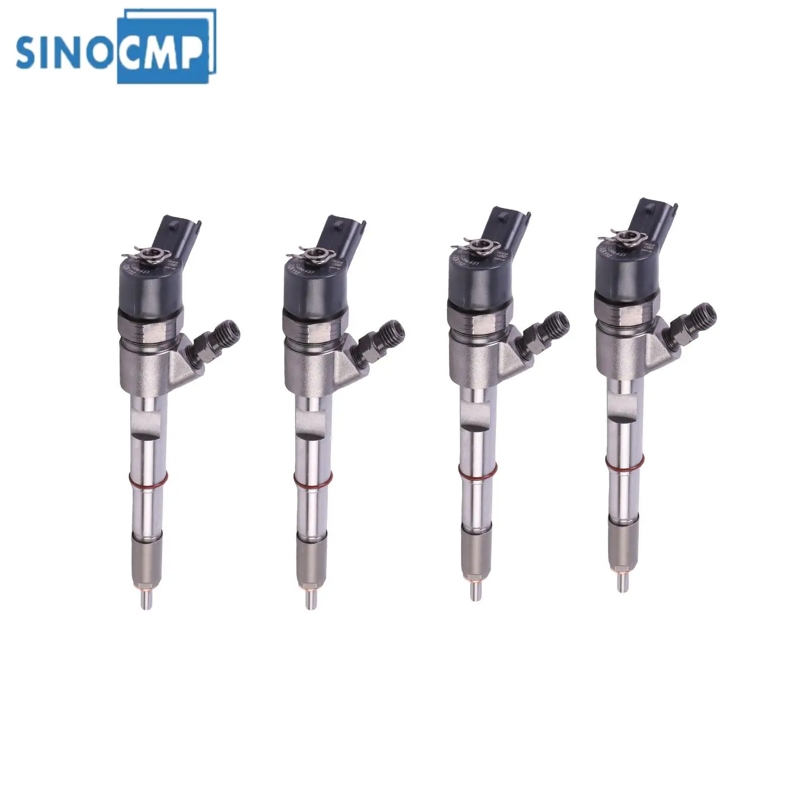 

4 шт. восстановление 5801376566 топливная форсунка 0445110457 5801470098 для экскаватора-погрузчика New Holland Perkins Iveco F5H