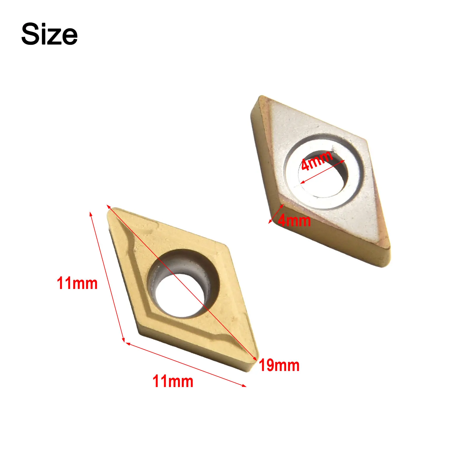 Carbide Inserts  10pcs DCMT11T308 Turning Blade  Precise Grinding  Excellent Performance in Dirty Environments