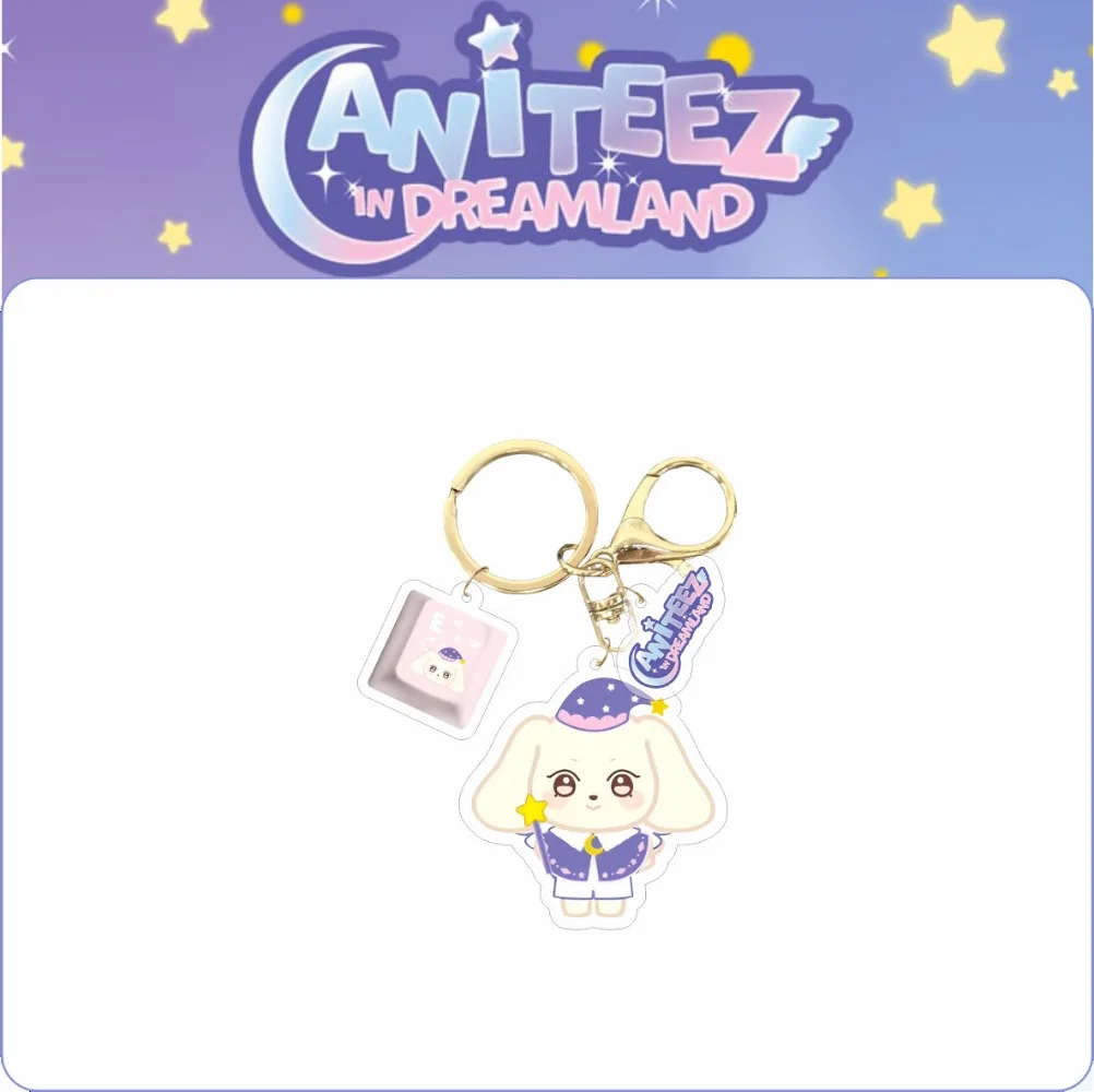 KPOP ANITEEZ IN DREAMLAND 2025 Merch المفاتيح للنساء الرجال Kawaii الاكريليك حلقة رئيسية حامل الهدايا حقيبة السيارة إكسسوارات جذابة