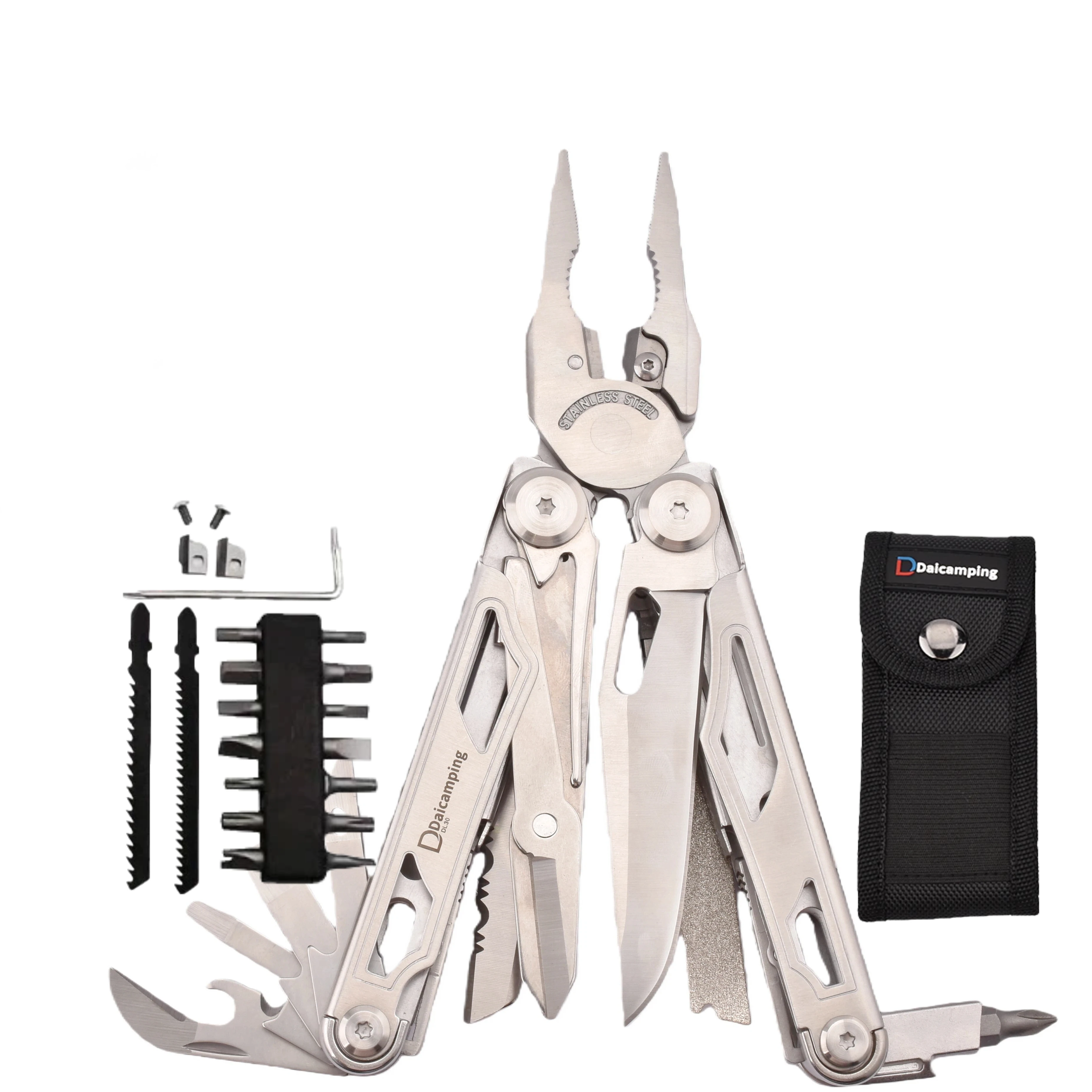 Daicamping DL301 DL30 DL1 Diy Multi Tool Folding  Knife Multi-tool Clamp EDC Manual Hand Tools Multifunctional Plier Multitools image 4