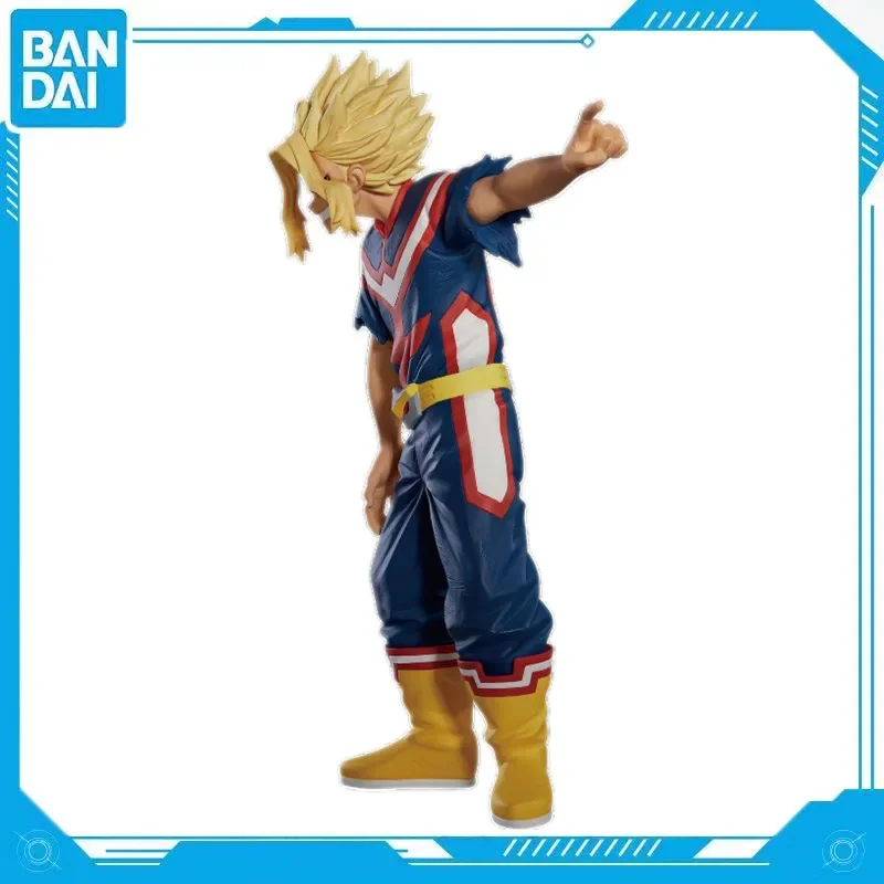 Figura modelo My Hero Academy de 18cm, todo MIGHT TRUE FORM Bandai, adornos de personajes de Anime, personajes, decoración del hogar, juguetes, regalos