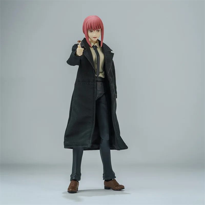 

1/12 Scale Female Soldier Simple Temperament Versatile Windbreaker Coat Multiple Colors Fit 6inch Action Figure Body Model Dolls