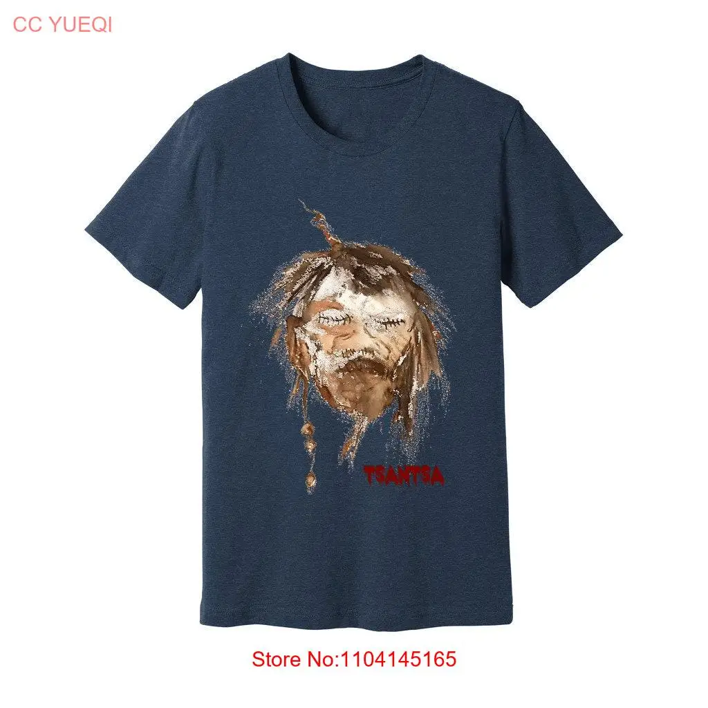 Shrunken Head T Shirt Tzantza Tsantsa Ritual Evil Spirits Weird Spooky Novel All Cotton long or short sleeves