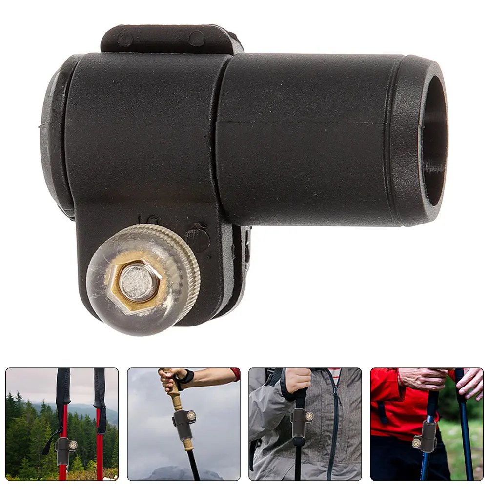 

2 шт. внешних резиновых фиксаторов-зажимов для треккинговых палок для походов, альпинизма, туризма, кемпинга, приключенческих видов спорта