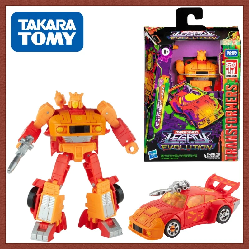 Takara Tomy Transformers Serie G Legendary Evolution Collection, nivel D, G2, figura de Jazz, Robot de Anime, modelos de acción, en Stock