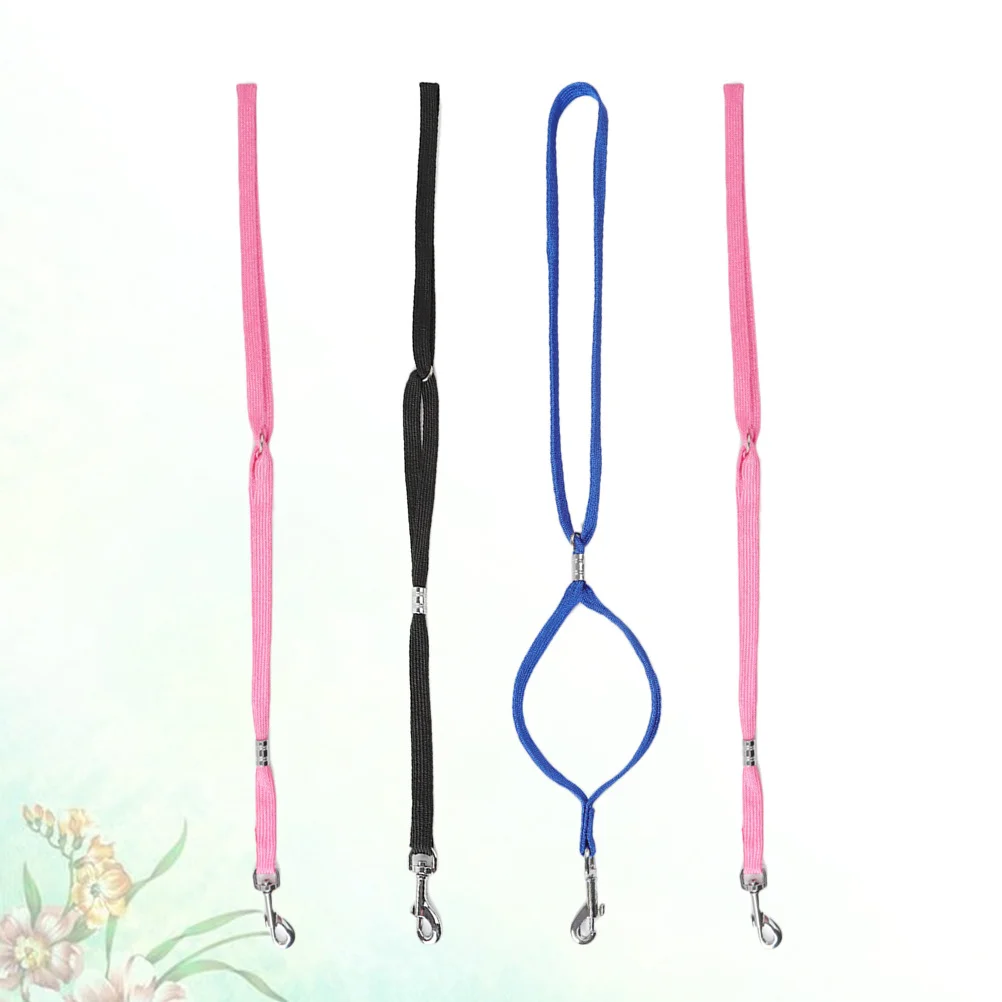 

4pcs 48Cm Table Adjustable Tether For Dog Bath Grooming Fits Most Dogs Pet Grooming Rope Pet Bath Rope